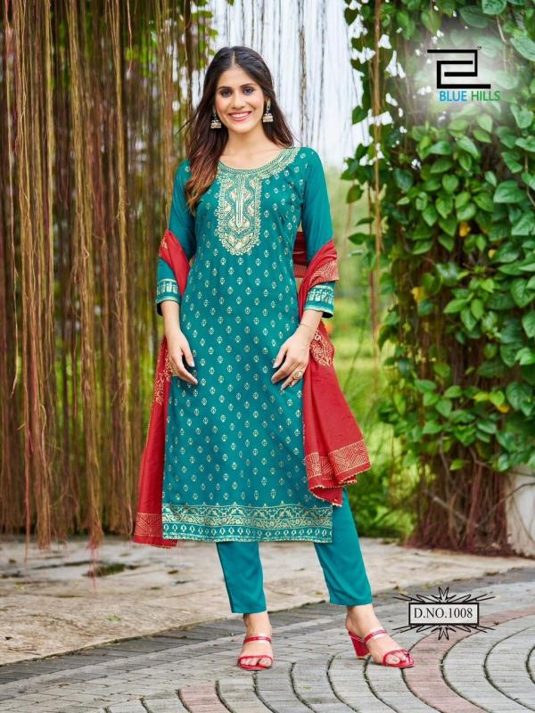 Blue Hills Jawani Embroidery Ready Made Designer Collection